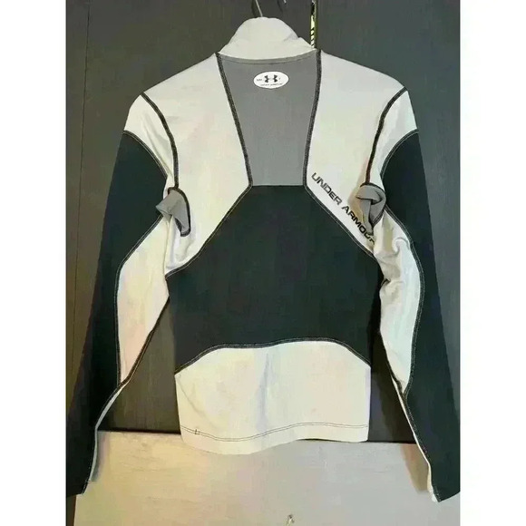 Under Armour Coldgear Fitted‎ Base Zip Pullover 1/4 Mens Small Waffle Cold Gear - Picture 8 of 12